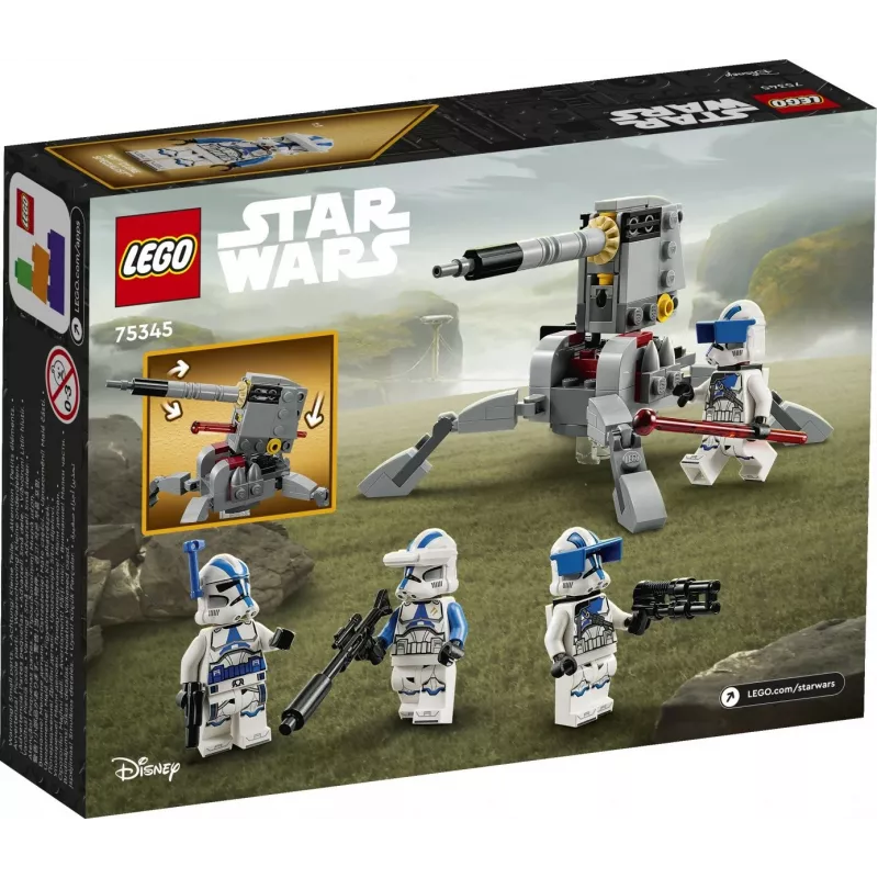 LEGO 75345 Star Wars 501st Clone Troopers Battle Pack Zestaw do Budowania