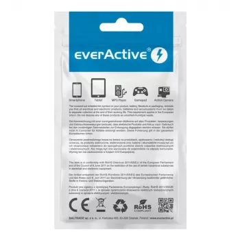 everActive kabel USB-C 1m - Czarny, pleciony, szybkie ładowanie, 3A - CBB-1CB