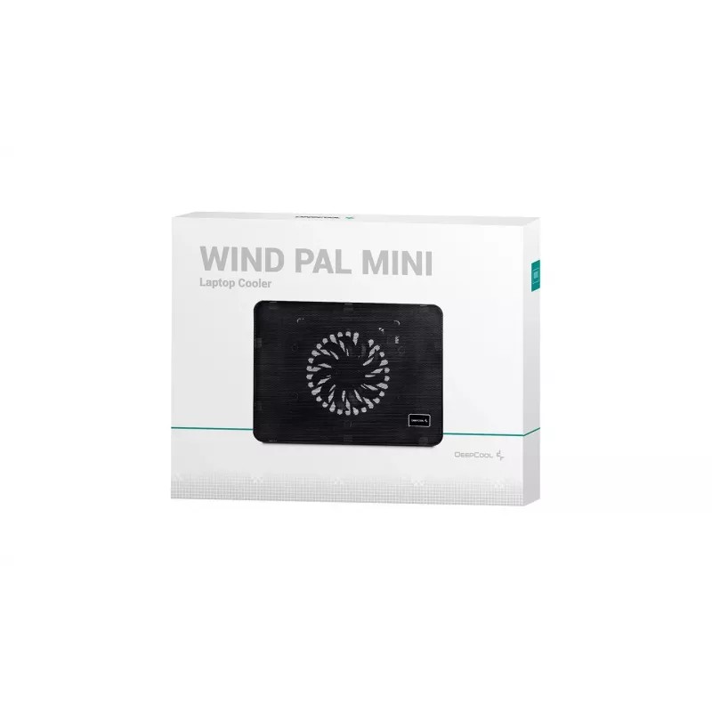 Podkładka chłodząca do laptopa DeepCool Wind Pal Mini 39,6 cm (15,6 inch) 1000 RPM Czarna