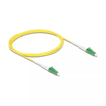 DeLOCK 83222 InfiniBand kabel światłowodowy 2 m LC LC/APC żółty