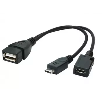 Kabel OTG USB Micro AF- BM+(F) USB 2.0 OTG 15CM
