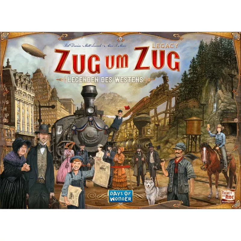 Zug um Zug Legacy: Legenden des Westens, gra planszowa