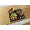 Gas hob Gorenje GT641KB, built-in 60 cm, 4 gas zones, tempered glass, cast iron grates, rotary knobs