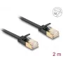Kabel sieciowy DeLOCK RJ45 Cat.6A wtyk do wtyku U/FTP 2m czarny