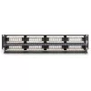 DIGITUS - Panel krosowy - RJ-45 X 48 - Szary, RAL 7035 - 2U - 48 portów (DN-91648U)