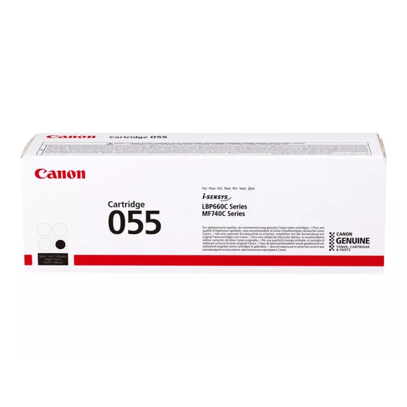 Oryginalny czarny toner Canon 055, 1 szt.