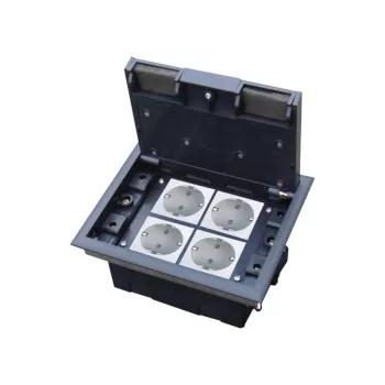 Puszka podłogowa Alantec PP004 z regulowaną głębokością do podłóg technicznych 45×45 mm