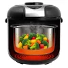 Rice cooker GASTROBACK Rice Control Low Carb & Steam, 3 L, 450 W, czarny/stal nierdzewna