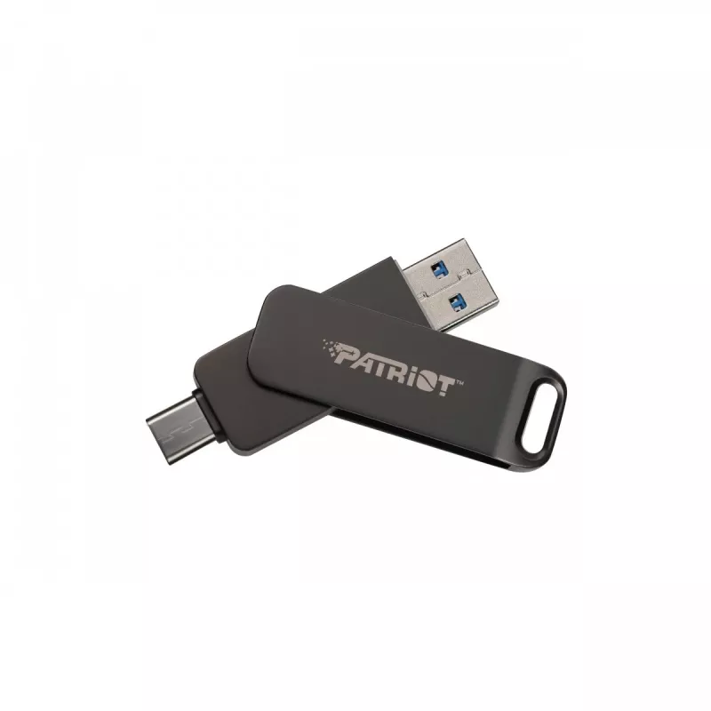 Pendrive PATRIOT Rage R550 1TB 100 MB/S USB A+C Swivel Design (PE1TR550DSAD) Czarny