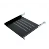 19 inch shelf Triton RAB-UP-550-A4 1U 550mm 80kg plastic Czarny