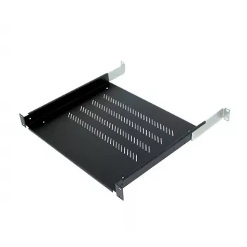 19 inch shelf Triton RAB-UP-550-A4 1U 550mm 80kg plastic Czarny