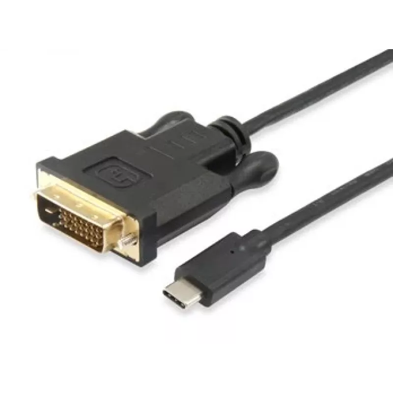 Kabel Equip USB Type-C do DVI-D Dual Link, wtyk–wtyk, 1,8 m