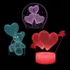 Manta SNL115RGB Zestaw dekoracyjnej lampy LED RGB z sercem 3D