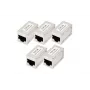 Digitus CAT 6A modular couplers shielded 5 pieces RJ-45 Gold contacts