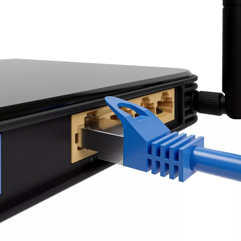 Kabel sieciowy Extralink LAN Patchcord Kat.6A RJ-45 Cat6a 1m Niebieski