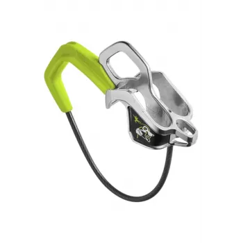 Tubularny przyrząd asekuracyjny Edelrid MEGA JUL Steel zielony 75g