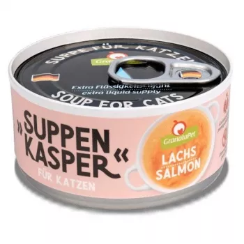 Przysmaki dla kota GranataPet Suppenkasper łosoś od Fox4Pets, smak łososia, 70 g, bez cukru