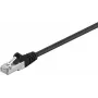 Wentronic Goobay CAT 5e kabel krosowy, F/UTP, Czarny, 0.25 m - CCA miedź Mix (68704)