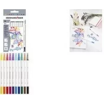 EBERHARD FABER Duo Fineliner kolory mieszane 0,4 mm, 10 szt. (551510)