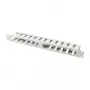 LogiLink – organizer kabli – jasnoszary, RAL 7035 – 1U – 48,3 cm (19 inch)