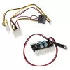zasilacz Akasa AK-PE080-03 do użytku wewnętrznego 80 W Czarny, Niebieski, Czerwony, Biały, Żółty