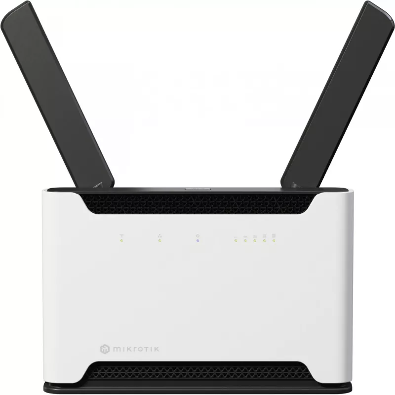 MikroTik Chateau LTE18 AX - Router bezprzewodowy - 5-portowy przełącznik - GigE, 2,5 GigE - Wi-Fi 5, Wi-Fi 6 - Dual-Band (S53UG+5HAXD2HAXD-TC&EG18-EA)