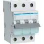 Hager MBN340. Liczba biegunów: 3P. Częstotliwość wejściowa AC: 50/60 Hz, Znamionowy prąd wyjściowy: 40 A (MBN340)
