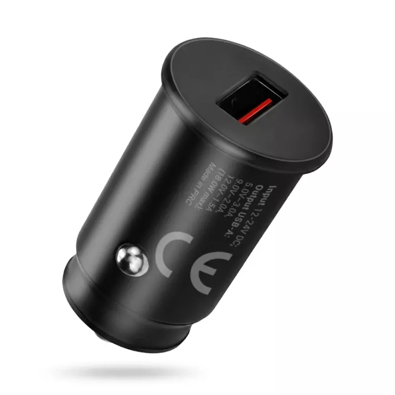 Ładowarka samochodowa everActive CC-15QC QC3.0 18W 1x USB z kablem