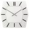 Zegar ścienny NeXtime 8128wi Hexagon, 43x43 cm, biały