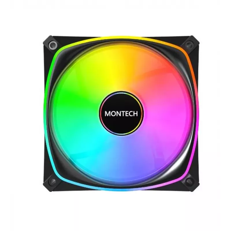 MONTECH AX120 PRO Czarny 120mm wentylator obudowy ARGB