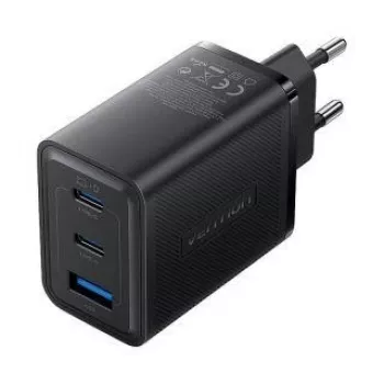 Ładowarka sieciowa Vention FERB0-EU 65 W, 3 porty USB (USB-A/USB-C)