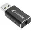 Wewnętrzny adapter USB Type-A na 3,5 mm DAC Sharkoon DAC Pro S — 2 V, czarny, kompaktowy (42×17,3×9,7 mm)