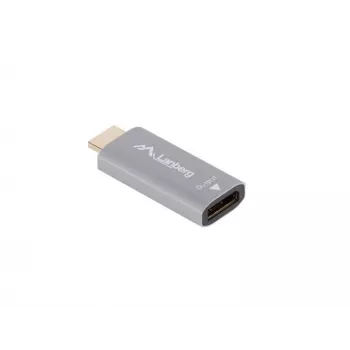 Adapter kabla wideo Lanberg AD-HD-DP-01 HDMI Typ A DisplayPort Srebrny