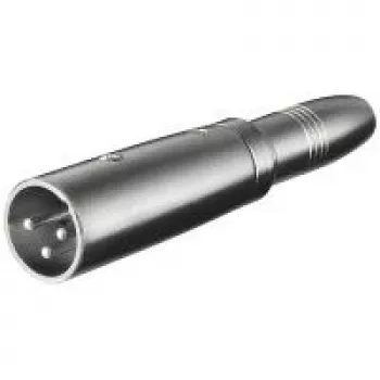 Wentronic Goobay Adapter XLR - wtyk XLR (3-pin) > gniazdo jack 6,35 mm (2-pin, mono) (27454)