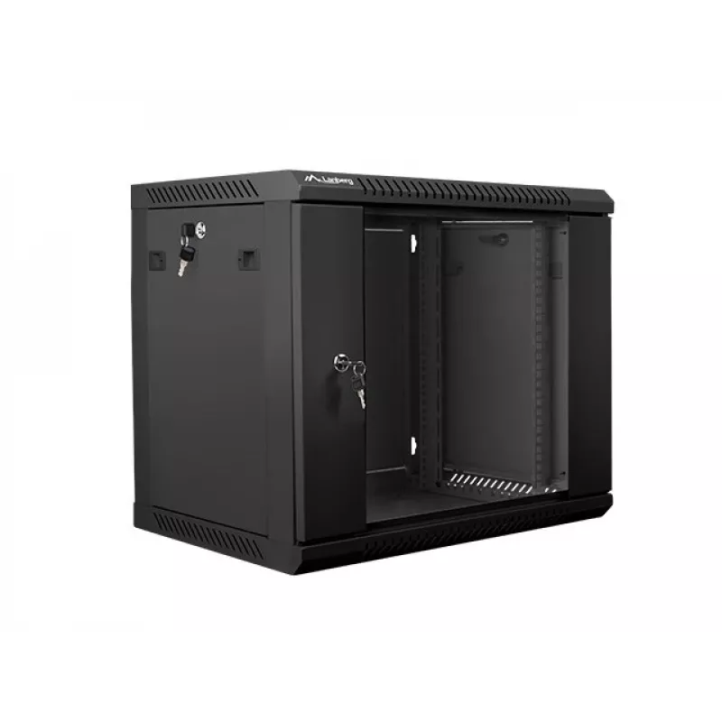 Szafka wisząca LANBERG 9U (600×450×507 mm) IP20, maks. obciążenie 60 kg, czarna