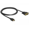DeLOCK 85652 Przewód-Adapter Video 1 m HDMI Typ A (Standard) DVI Czarny (85652)