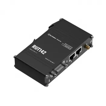 Router przemysłowy Teltonika RUT142 WiFi 4, RS232, 2x RJ45 100Mb/s, IP30