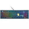 Klawiatura Ducky One 3 Daybreak RGB dla graczy, USB, niemiecka, czarna, niebieska, zielona