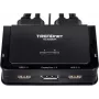 Trendnet TK-220DPI Przełącznik klawiatura/wideo/mysz (KVM) czarny (TK-220DPi)