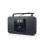 Przenośne radio muse M-091 R — FM/AM, wyświetlacz LCD, zasilanie sieciowe lub baterie AA/D, pokrętło głośności, 1,1 kg, czarny
