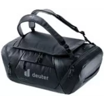 Torba sportowa DEUTER Duffel Pro 40 — pojemność 40 l, wytrzymała czarna torba podróżna i sportowa