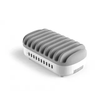 Compulocks 10 Ports USB Charging Dock Station With UK Plug - Stacja dokująca do ładowania - 120 W - 2.4 A - 10 portów wyjściowych (USB) - Wielka Brytania