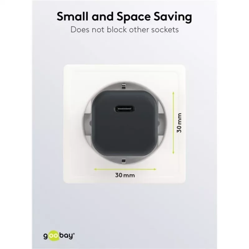 Ładowarka do urządzeń mobilnych Goobay 65403 Universal Czarny AC Fast Charging