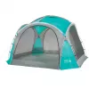 Event Dome Shelter L, 3,65 x 3,65m, Pawilon Jasnoniebieski/Szary