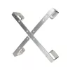 Uchwyt kablowy Extralink Four arms rama aluminiowa S500 — 500 x 500 x 70 mm, biurko/ściana, aluminium