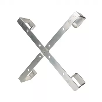 Uchwyt kablowy Extralink Four arms rama aluminiowa S500 — 500 x 500 x 70 mm, biurko/ściana, aluminium
