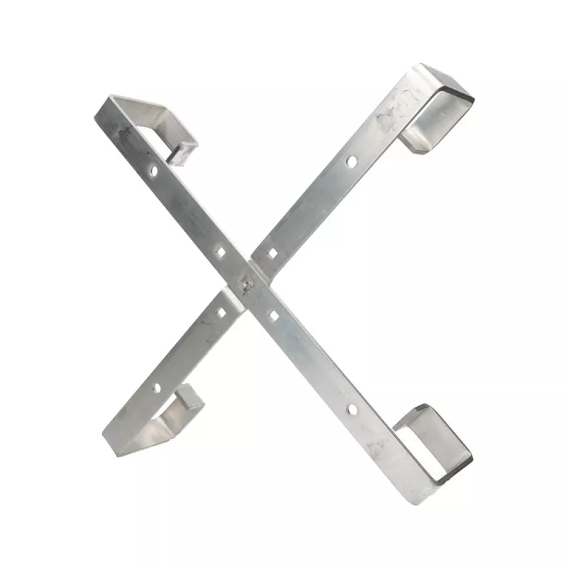 Uchwyt kablowy Extralink Four arms rama aluminiowa S500 — 500 x 500 x 70 mm, biurko/ściana, aluminium
