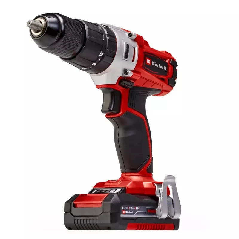 Einhell TE-CD 18/2 18750 RPM Keyless 1.45 kg Czarny, Czerwony