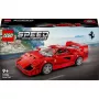LEGO Speed Champions Ferrari F40 Supercar Zestaw do Budowania Samochodu Zabawkowego dla Chłopców i Dziewczynek od 9 Lat z Minifigurką Kierowcy