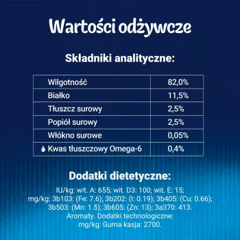 Mokra karma dla kota Felix PURINA saszetka 85 g – smak kurczaka, koty dorosłe, 82% wilgotności, 11,5% białka
